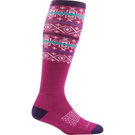Darn Tough Women's Northstar OTC Cushion Women ski socks Pink S