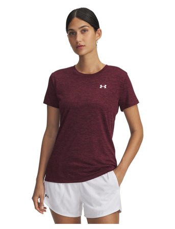 Under Armour Tech Ssc- Twist - Burgundy - XS