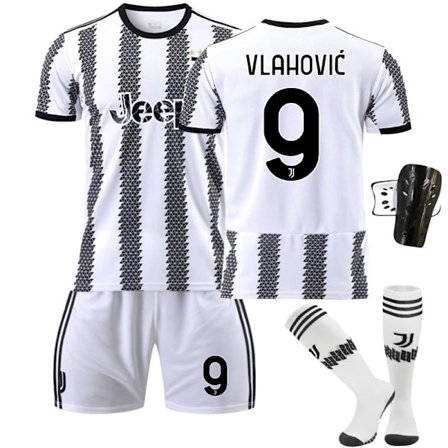 Fotballdraktsett Juventus 22-23 Ny Versjon Nr. 7 Hovey Nr. 10 Pogba 22 Di Maria 10 Dybala