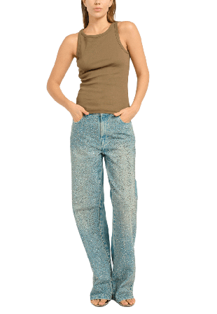 Gestuz DrewGZ Top Linnen Dam Grå XS