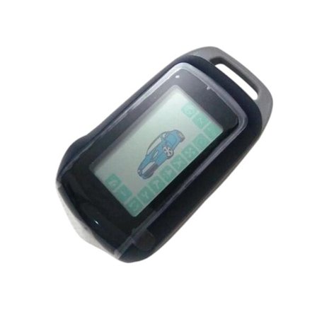 A94 LCD Fjärrkontroll Nyckelring Tvåvägs bil larm system