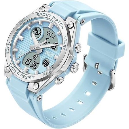 Dameklokke Digital Sport Vanntett Klokke Analog Militær Taktisk Klokke LED Bakgrunnsbelysning Alarm Stoppeklokke Armbåndsur