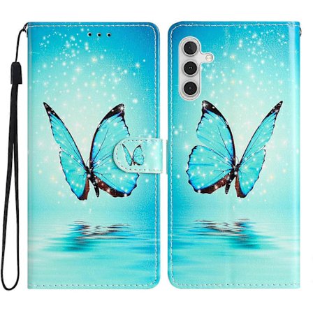 Til Samsung Galaxy A15 5G Etui Wallet PU Læder Mønster Print Telefon Cover
