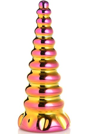 Twilight Regenbogen-Glasdildo 16 cm