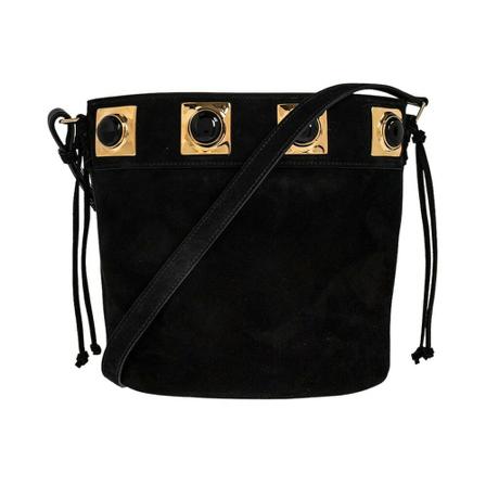 Etro, Suede bag ‘Crown Me’ collection Zwart, Dames, Maat:ONE Size