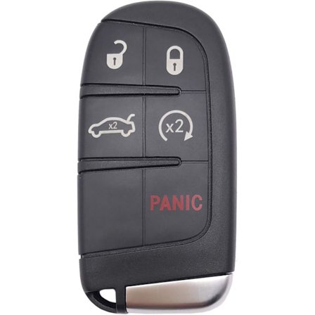 5 knappers smart erstatningsfjernkontroll nøkkel fob deksel passer til Jee