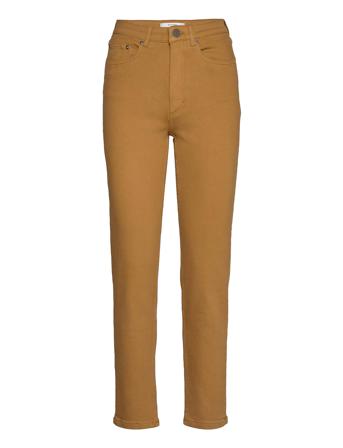 Astridgz Hw Slim Jeans Noos Brown Gestuz