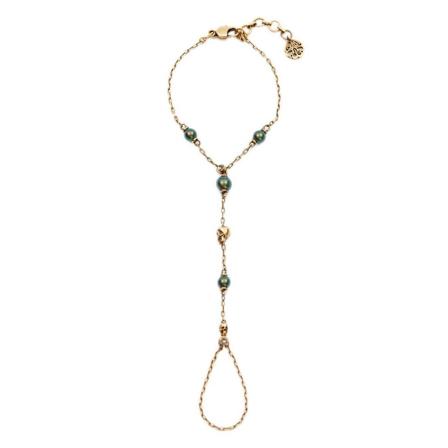 Alexander McQueen Bracelets , Geel , Dames , Maat: ONE Size Armbanden