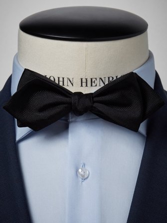 Black Bow Tie Plain