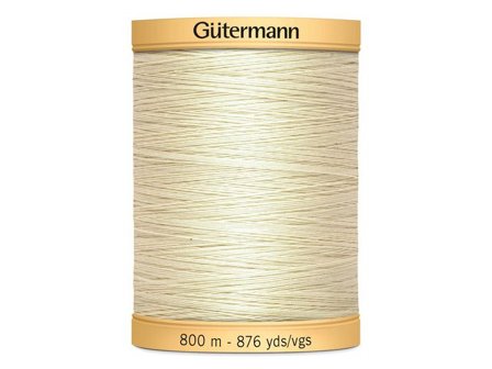 GÜTERMANN Sytråd bomull 800m beige - Lyreco - Skola och förskola - Hobbymaterial - Tråd, snöre och snodd