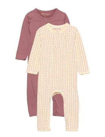 Vanda Romper Gots 2 Pack, B Pink Mini A Ture