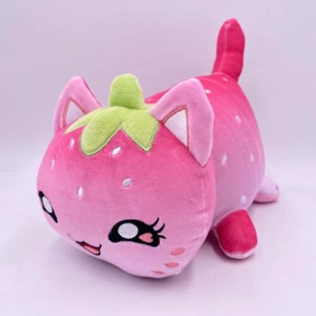 Meemeows Food Aphmau Cat Doll Fylld Toy Plysch Dolls Munk 25cm