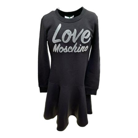 Love Moschino Short Kjole Sort, Dame
