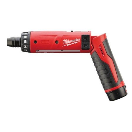 Milwaukee M4 D-202B Vinkelskruvdragare med batteri och laddare, Elhandverktyg