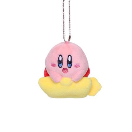 Kirby Anime Gul Och Rosa Plyschleksak 10cm