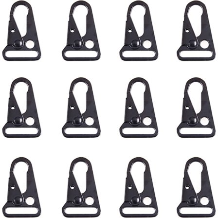 12 stk. Multifunktionelle nøgleringkarabiner (5x2,5 cm) Tang Bu