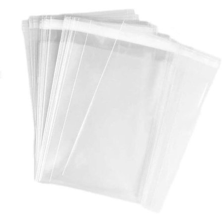 200-pack återförslutningsbara genomskinliga cellofanpåsar för godis 5" x 7"