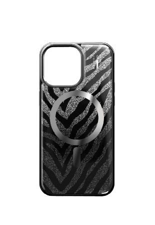Ideal Of Sweden Clear Case Magsafe Iphone Zebra Mystique Skal & skärmskydd Dam Svart 17 Pro