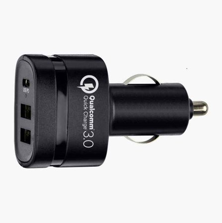 USB-laddare 12/24 V 1 st. USB C och 2 st. USB A 40 W