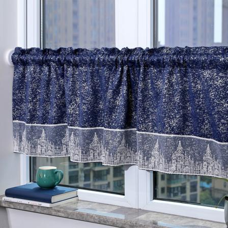 1/2 St Stångficka Halvfönstergardin Sraight Thermal Draperier