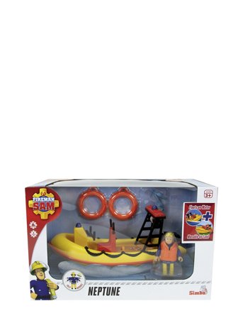 Simba Toys | Fireman Sam Neptune Boat Incl. Figurine | ONE SIZE