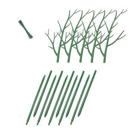 Monstera Plantestøtte, Plantestøttepinde til Haven, Høje Plantepinde af Plastik til Tomattræ, Gren