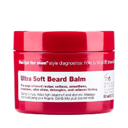 Recipe For Men Ultra Soft Beard Balm Rakning Herr 80 ML