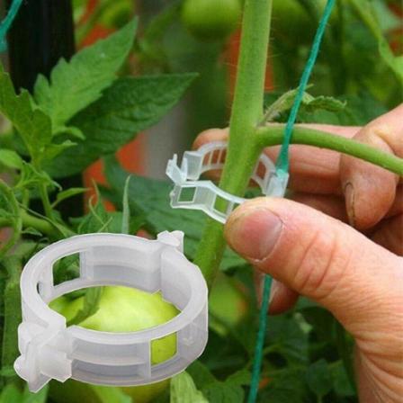200-pakke plast hage plante støtte klips, tomat klips 200stk