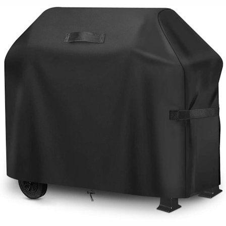 Gasgrillovertræk, Grillovertræk 183 x 66 x 130 cm, Udendørs Grillovertræk 420D Vandtæt Oxford Stof Solbeskyttelse, BBQ Overtræk til Weber, Char-