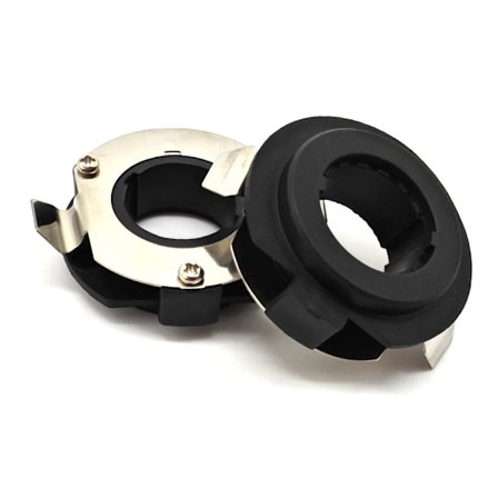 2 kpl adapteri LED H7 polttimoille laipalla, Audi, Mercedes, BMW, VW, Renault, Opel, Fiat, Saab, Buick, Fiat, Saab, Buick