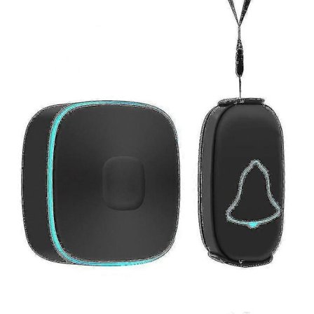 Trådlöst hjälpknapp för äldre patienter, 1 knapp, hemlarmssystem