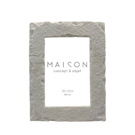 Valokuvakehys, polyresiini, valkoinen, 21x16x2 cm