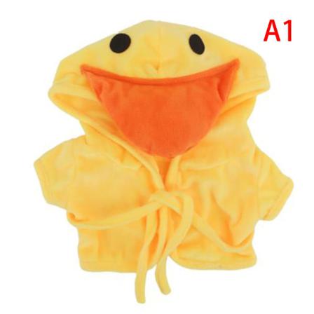 Mjuka Djurdockor Kläder För 30 Cm Gul Anka Kawaii Plysch Till