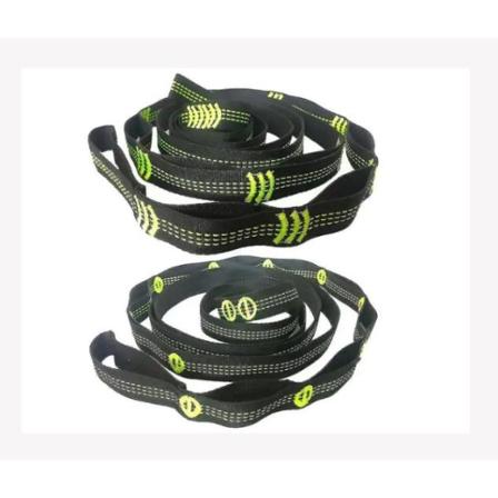 Hängmattsrem - Hängmattsupphängningsset, icke-stretchigt upphängningssystem - Campinghängmatta med - 2 stycken