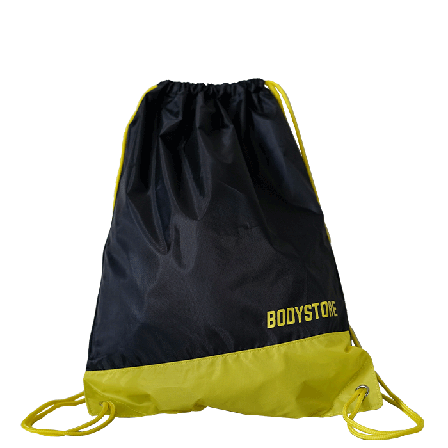 Bodystore.dk Bodystore Stringbag, Black/Yellow