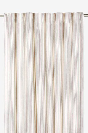 Svanefors - Verhot Robin, 2/pakk. - Beige - Jouluverhot - 140X250 - - Homeroom