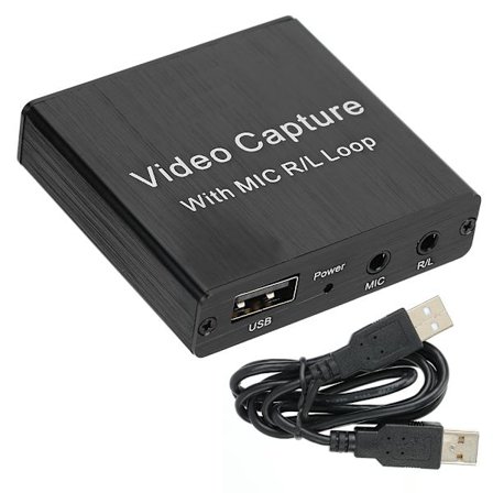 HDMI High Definition USB Video Capture Card Game Live Mikrofon för OBS Recording Box 4K