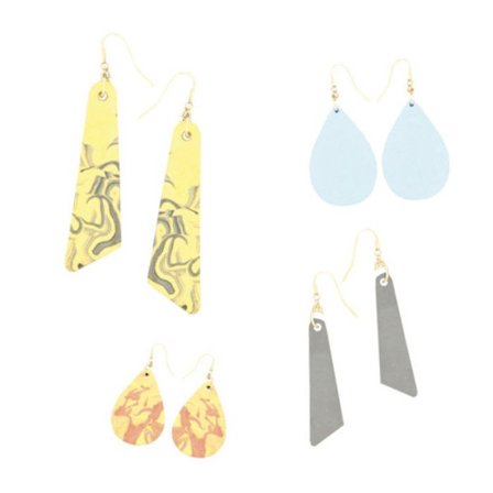 Jesmonite silikonform 15 cm örhängen