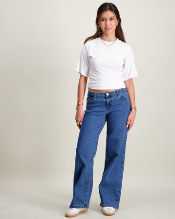 VERO MODA VMEMILIE MR WIDE JEANS BLUE GIRL Blau Jeans Mädchen - Kids Brand Store