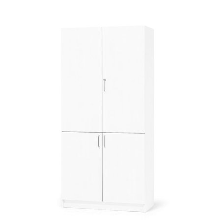 Szafa THEO, 4 drzwi, 2100x1000x320 mm, biały