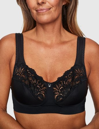Swegmark Support Soft Bra - Black - B x 75