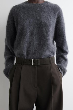 COS Wildledergürtel Mit Doppeldornschliesse in Braun - Frauen