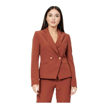 Fracomina, Jackets Brązowy, Kobieta, Rozmiar: XS