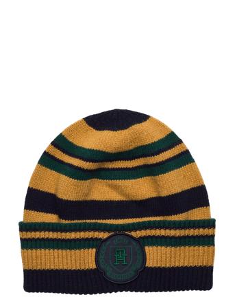 Th Modern Beanie Striped Accessories Headwear Beanies Multi/mønstret Tommy Hilfiger