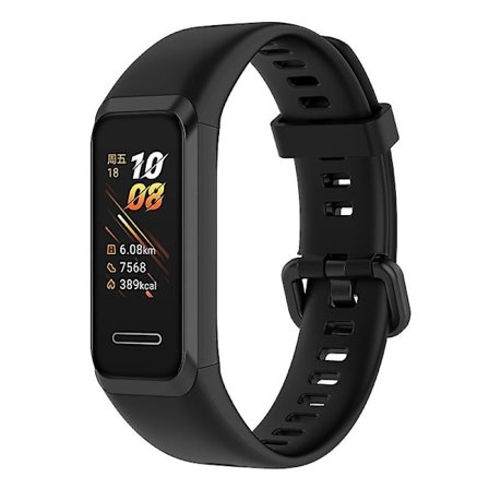 Til Huawei Watch Band 4 (ADS-B29) Rem Udskiftning Justerbar Silikone Urrem [DB]