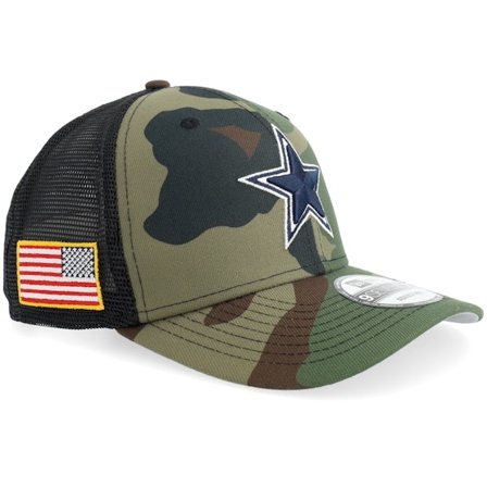 New Era - Camo trucker Gorra - Dallas Cowboys 9SEVENTY NFL Salute To Service Camo Trucker @ Hatstore