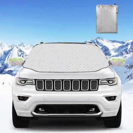 Bil Vindruta Skydd Frost Vinter Magnetisk Stor, Vindruteskydd Vindruteskydd Frost SUV för Snö Is Frost Dimm, 150x115cm