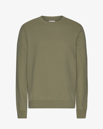 Classic Organic Crew - Dusty Olive XL