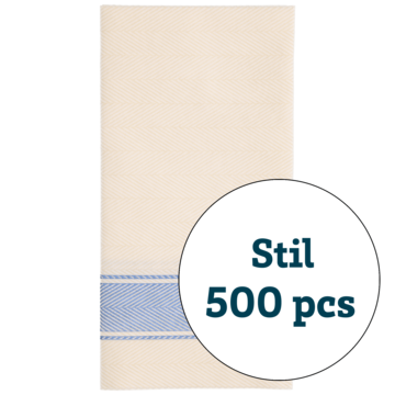 Serviett Stil Rustikk Blå 48x4