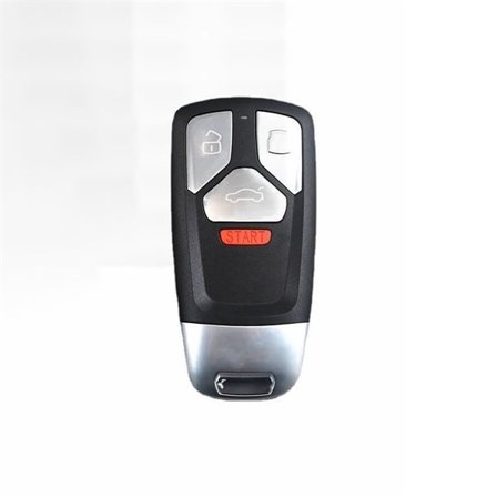 Auton avaimen kuori 3+1 painikkeella Audi Q7:ään